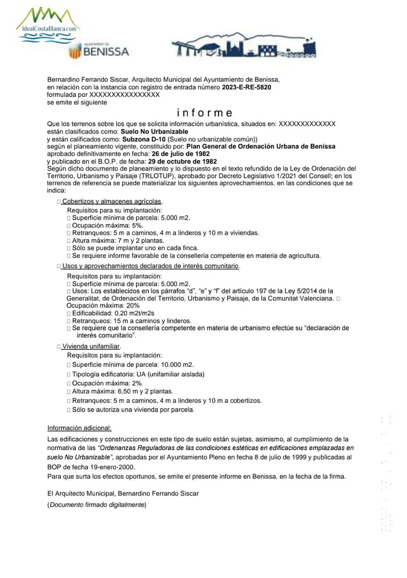 Parcela en Benissa - 8